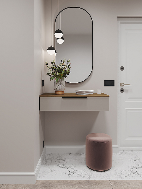 Тумба Роза 900 Ройс, бежевый скин. Фото 2