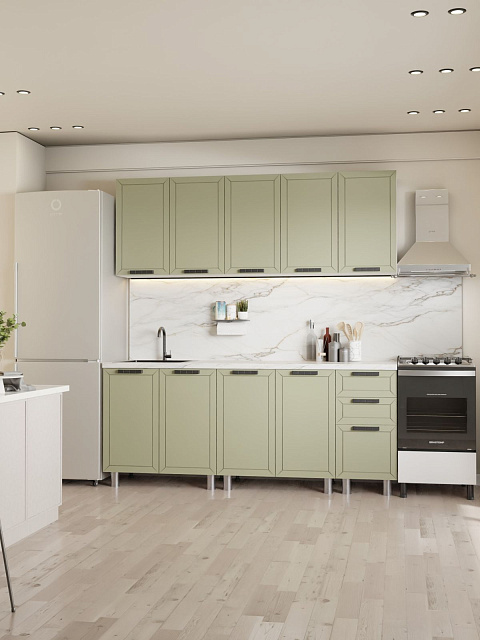 Кухонный гарнитур «Лилия» 2,0м, фисташка. Фото 2