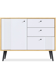 Комод Вега Саксония 105, белый матовый от магазина Мебельный дом