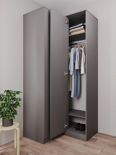 Шкаф Мори МШУ 960.1, Графит. Фото 2