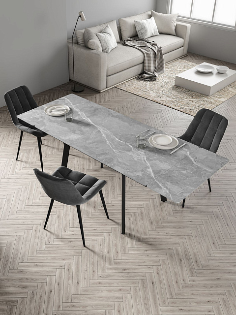 Стол Герцог 140, Серый. Фото 2