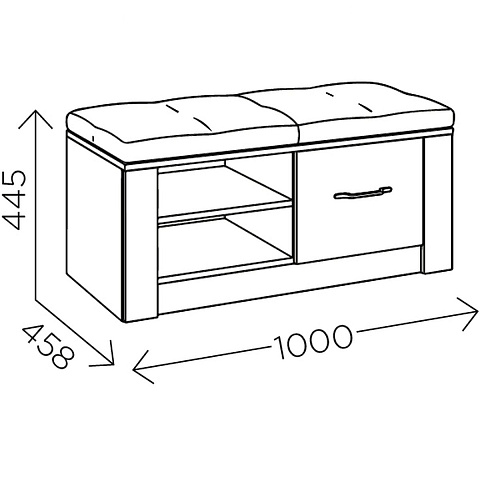 Тумба «ЕВА 5» М5, Дуб Ирландский/Белая матовая/Теос блэк. Фото 2