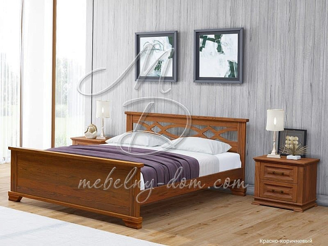 Кровать из массива сосны Райтон natura Лира. Фото 1