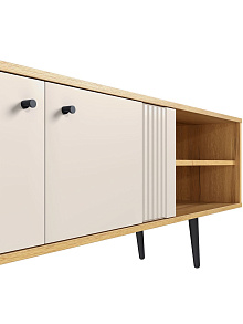 Тумба Вега Саксония ТВ150 с нишами, миндаль от магазина Мебельный дом