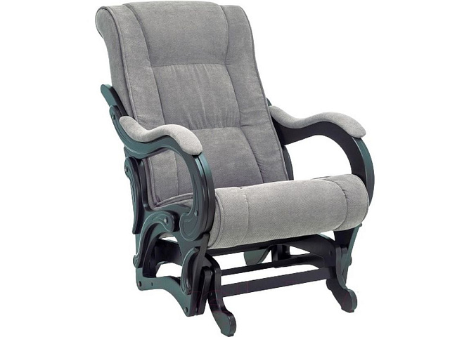 Кресло-глайдер, Модель 78 Венге, Verona Light Grey. Фото 2