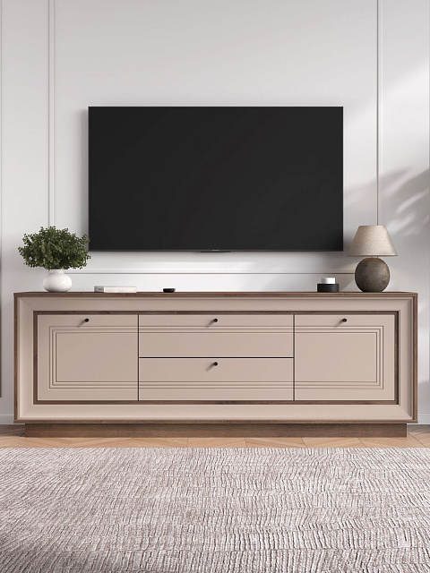 Тумба «Прато» 180, таксония шоколад/кофе с молоком. Фото 5