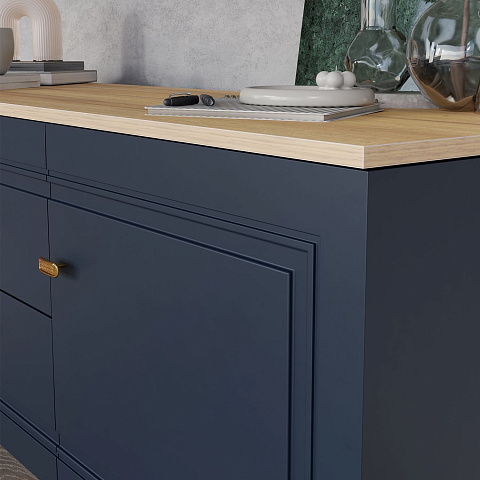 Тумба Вега Сапфир ТВ 1500, темно-синий. Фото 6