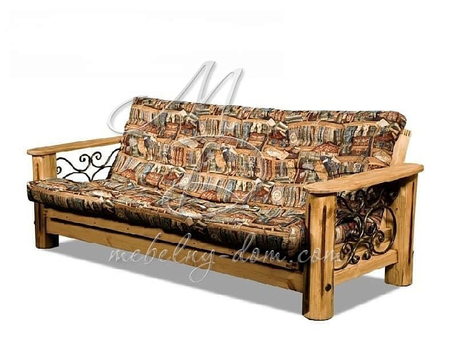Прямой диван «Викинг 02», сосна вощеная. Фото 1