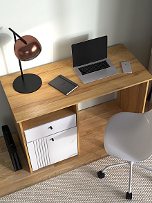 Стол Вега Саксония, белый матовый от магазина Мебельный дом