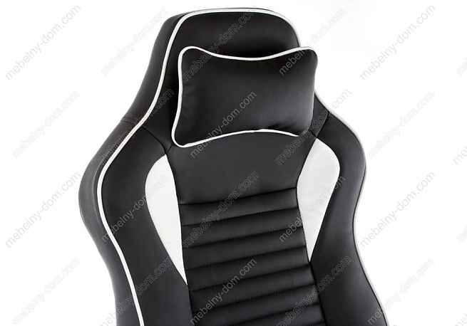 Компьютерное кресло Leon черное / белое. Фото 4