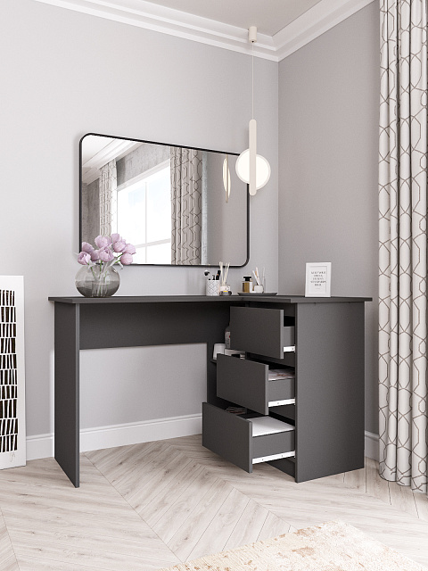 Стол Мори МС-16 универсальный, Графит. Фото 2