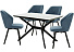 Обеденная группа (Стол Дели и 4 стула Вермут), синий. Фото 1