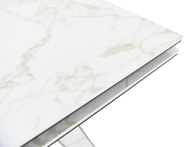 Стол «Monaco» Quadro, Calacata vaglioro, каркас черный. Фото 7