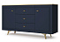 Комод Вега Сапфир 1500, темно-синий. Фото 1