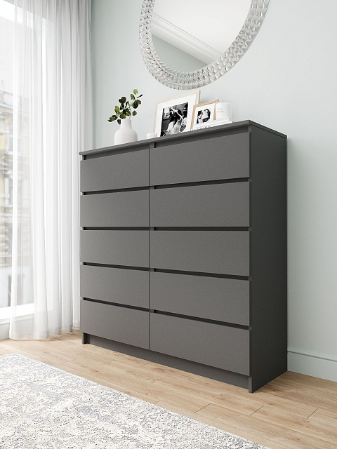 Комод Мори МК 1200.10, Графит. Фото 2