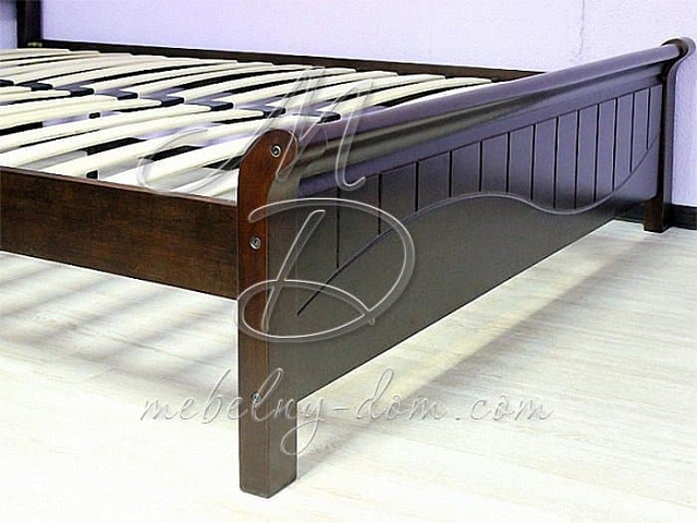 Кровать из массива гевеи «I-3655», венге. Фото 6