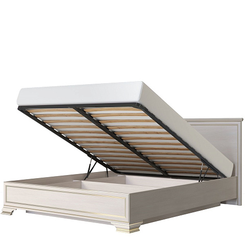 Кровать с подъемным механизмом Сиена 160x200, бежевая. Фото 2