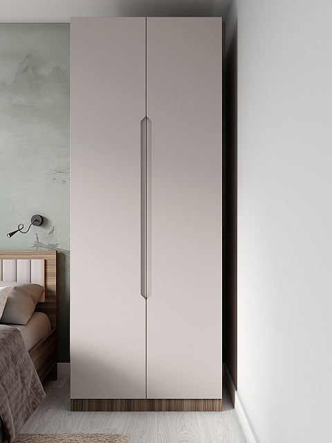 Шкаф Роза 900 Тренто, бежевый скин. Фото 1