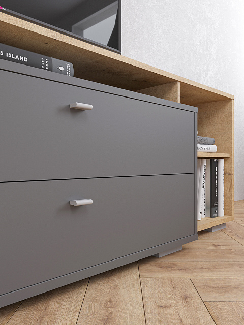 Тумба Ланс ТВ К202, Графит. Фото 5