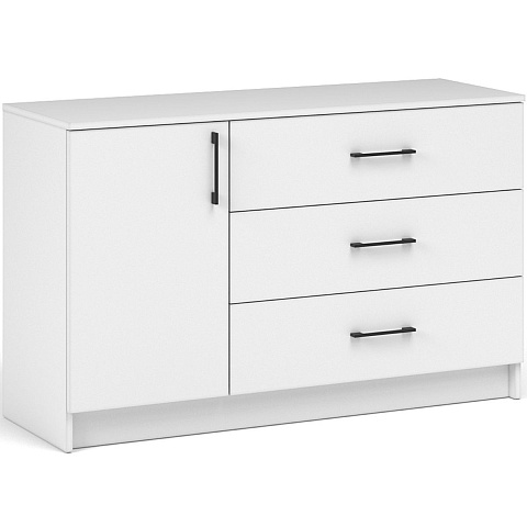 Комод «Чикаго» 1д3ящ, белый. Фото 1