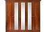 Шкаф распашной 5-ти дверный с зеркалами Палермо Т-755, янтарь. Фото 2