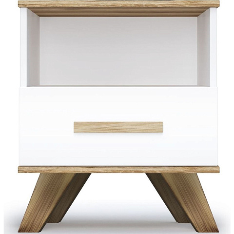 Тумба Вега Скандинавия, белый глянец. Фото 2