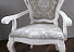 Кресло мягкое Глория MK-2725-WG (молочный с золотом). Фото 1