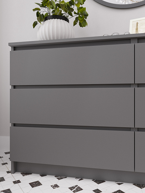 Комод Мори МК 1380.6, Графит. Фото 4