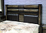 Кровать из массива гевеи «Victoria» 180*200, серый орех. Фото 2