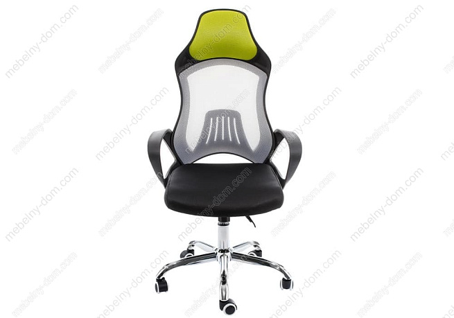 Компьютерное кресло Atlant белое / черное / зеленое. Фото 1
