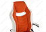 Компьютерное кресло Gamer белое / оранжевое. Фото 4