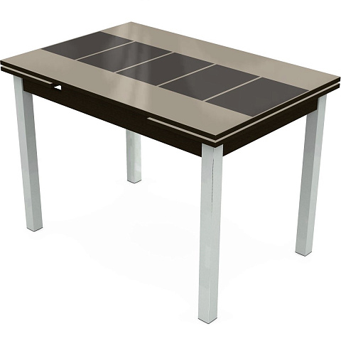 Стол «Шанхай» Каре Дабл 110x74, бежево-коричневый. Фото 1