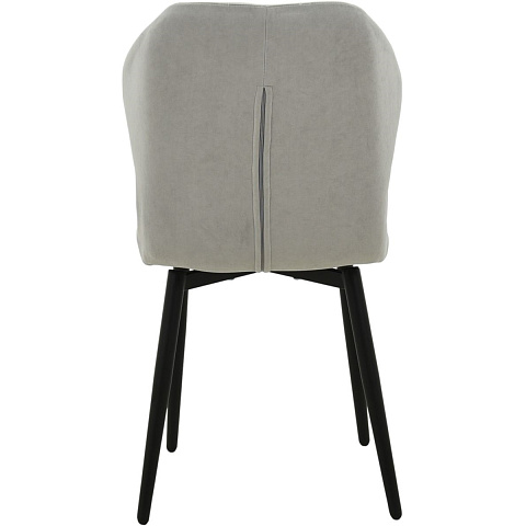 Стул «Вилла», велюр Бренди силвер, каркас черный. Фото 5