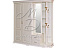 Шкаф комбинированный для прихожей «Верди Люкс 1» П433.01, слоновая кость. Фото 1