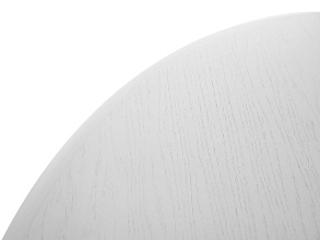 Обеденная группа (Стол Кабриоль круг и 4 стула Соло Венский жесткий), эмаль белая от магазина Мебельный дом