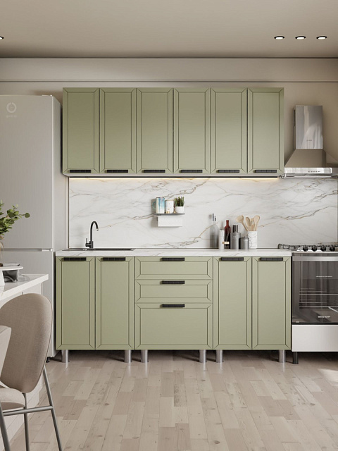 Кухонный гарнитур «Лилия» 1,8м, фисташка. Фото 1