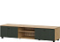 Тумба ТВ «Милан» с нишей, дуб золотой/олива. Фото 1