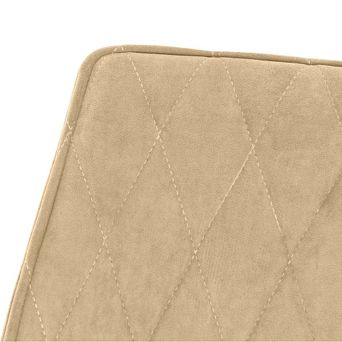 Стул «Амаретто», велюр Бренди крем, каркас вращения черный. Фото 4