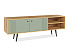 Тумба Вега Саксония ТВ150 с нишами, серо-зеленый. Фото 1