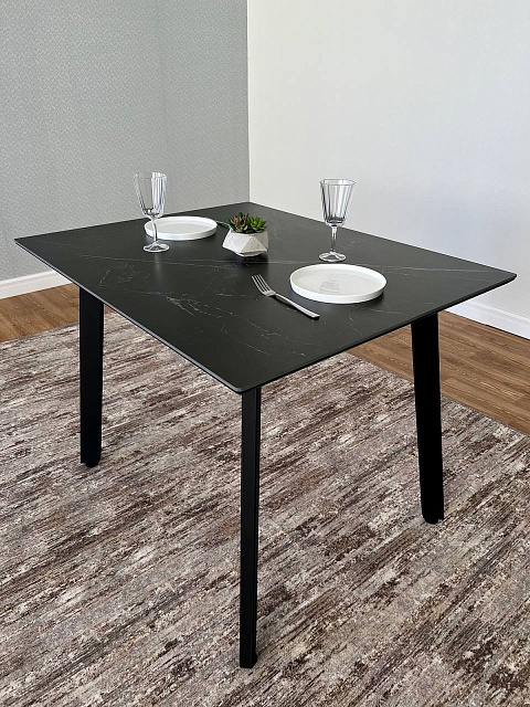 Стол Граф 100, Черный. Фото 1