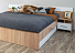 Кровать «Алёна» 160x200 с основанием, Дуб сонома/Белый. Фото 3