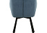 Стул «Вермут», велюр Бренди классик блу, каркас вращения черный. Фото 6