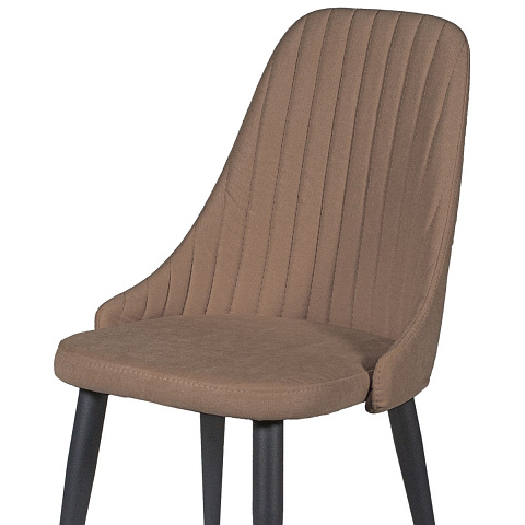 Стул ДП2-30 «Шато», ткань «Канди Мокко», каркас черный. Фото 5