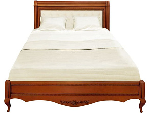 Кровать с мягким изголовьем Неаполь 160 Т-520, янтарь от магазина Мебельный дом