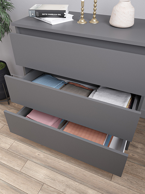 Комод Мори МК 800.1, Графит. Фото 5