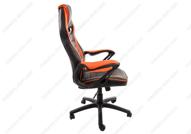 Офисное кресло Monza черное / оранжевое. Фото 4