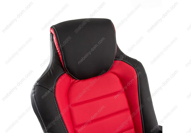 Офисное кресло Kadis темно-красное / черное. Фото 4