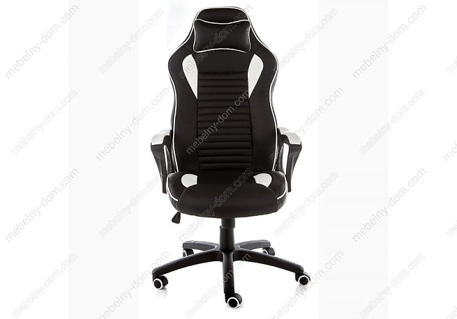 Компьютерное кресло Leon черное / белое. Фото 1