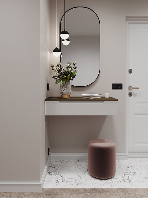 Тумба Роза 900 Тренто, белый скин. Фото 2