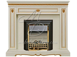 Портал для камина декоративный «Милана 17с» П265.17с, слоновая кость от магазина Мебельный дом